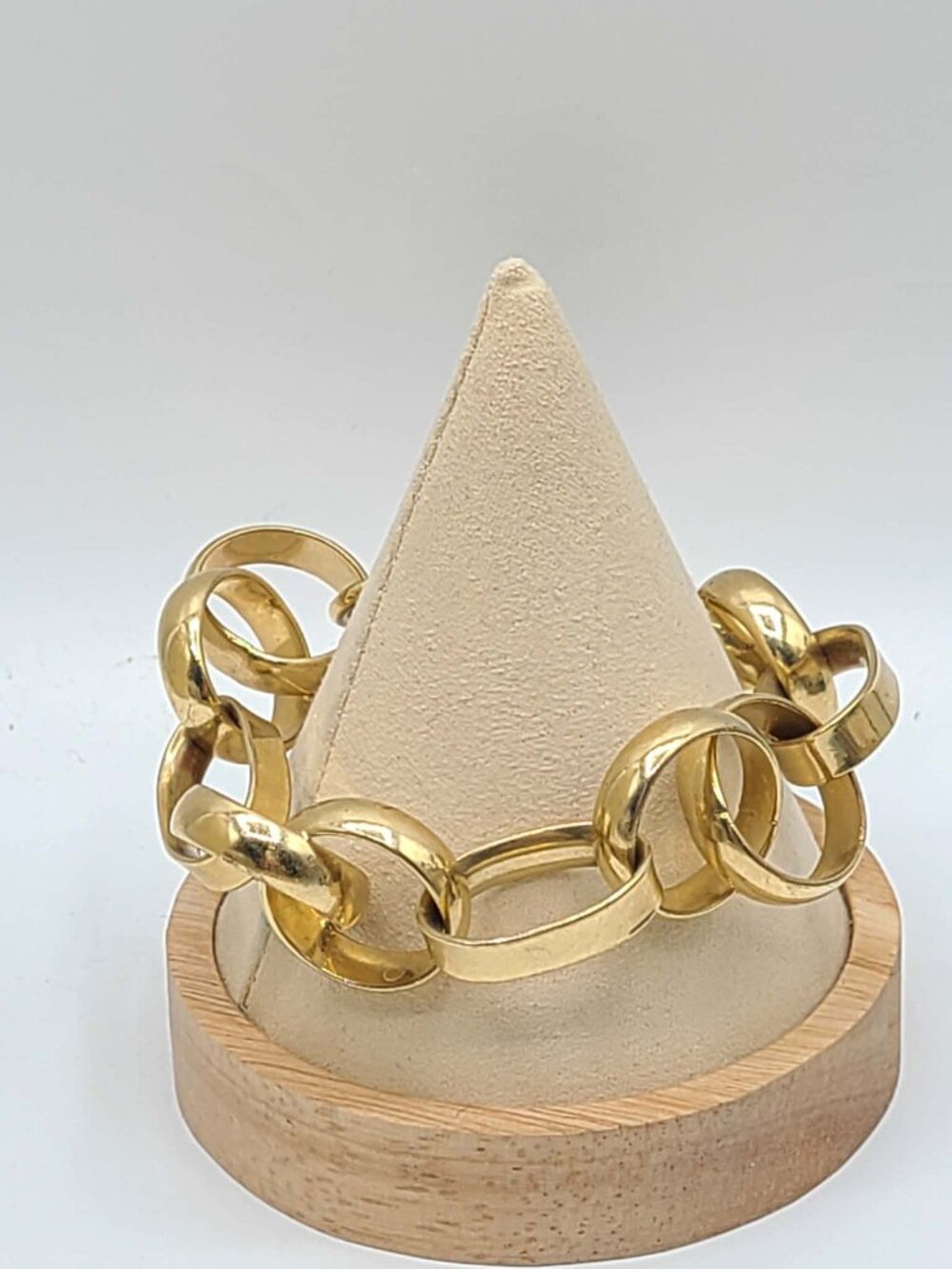 J Crew Chunky Gold Tone Link Bracelet - Picture 6 of 6